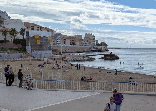 Beach in Marseille France