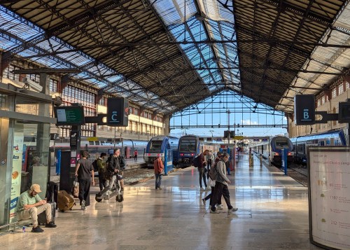 Saint Charles Train Station in Marseille France