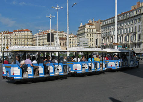 Tourist train and Hop-on Hop-off bus Marseille