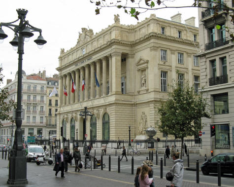 Palais de la Bourse in Marseille France